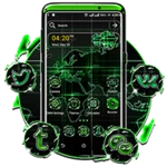 digital map theme launcher android application logo